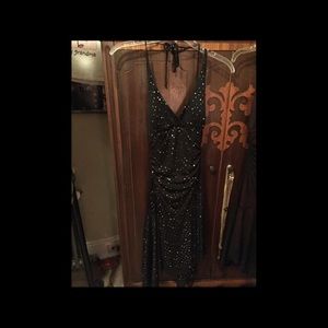 Cocktail halter dress